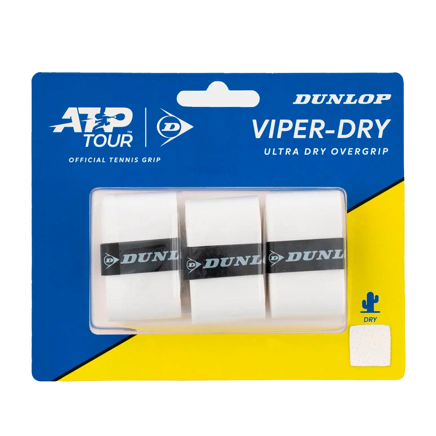 Dunlop Viperdry Overgrip - White (3 unit)