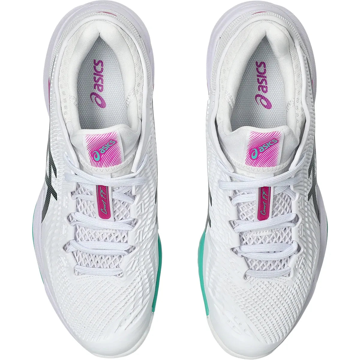Asics Court FF 3 All Court Men Tennis Shoes - White/Digital Sakura