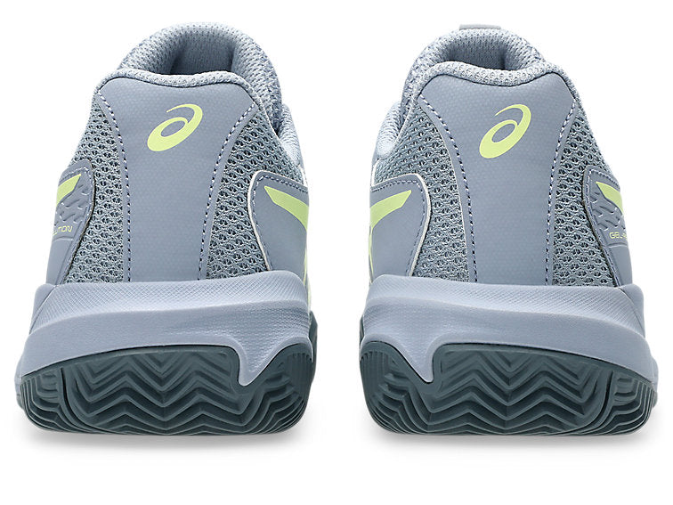 Asics Gel-Resolution X GS Clay Court Junior Shoes - Grey Blue/Pistachio