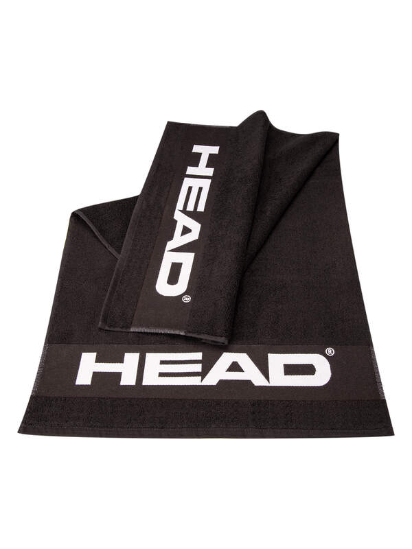 Head Large Towel - Black