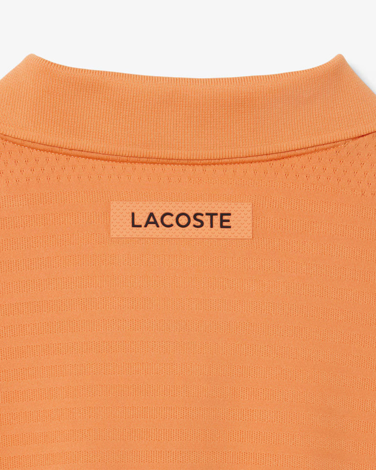Lacoste Polo Jacquard Ultra-Dry Men - Orange