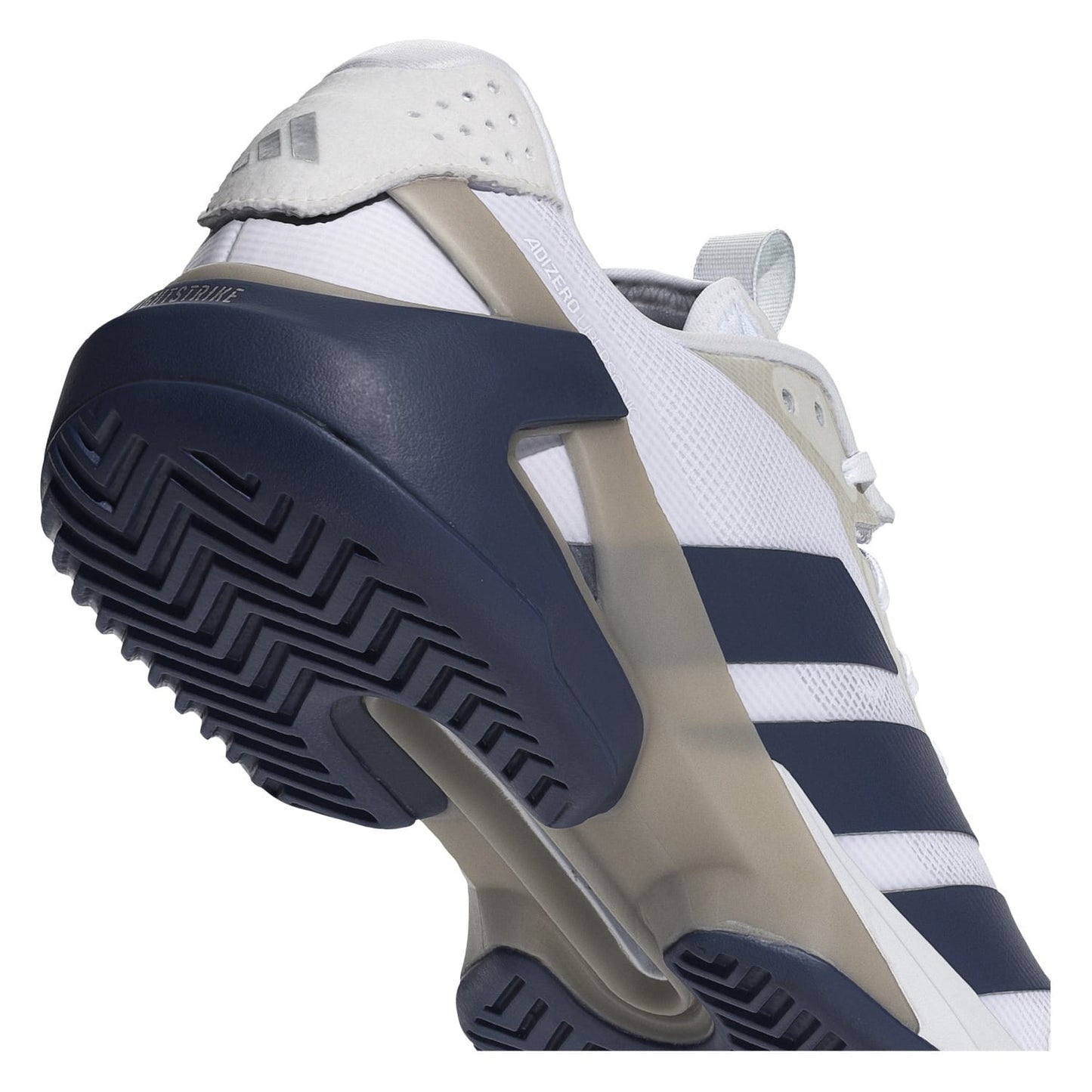 Sapatilhas de Ténis Masculina Adidas Ubersonic 5 All Court - Branco / Azul escuro