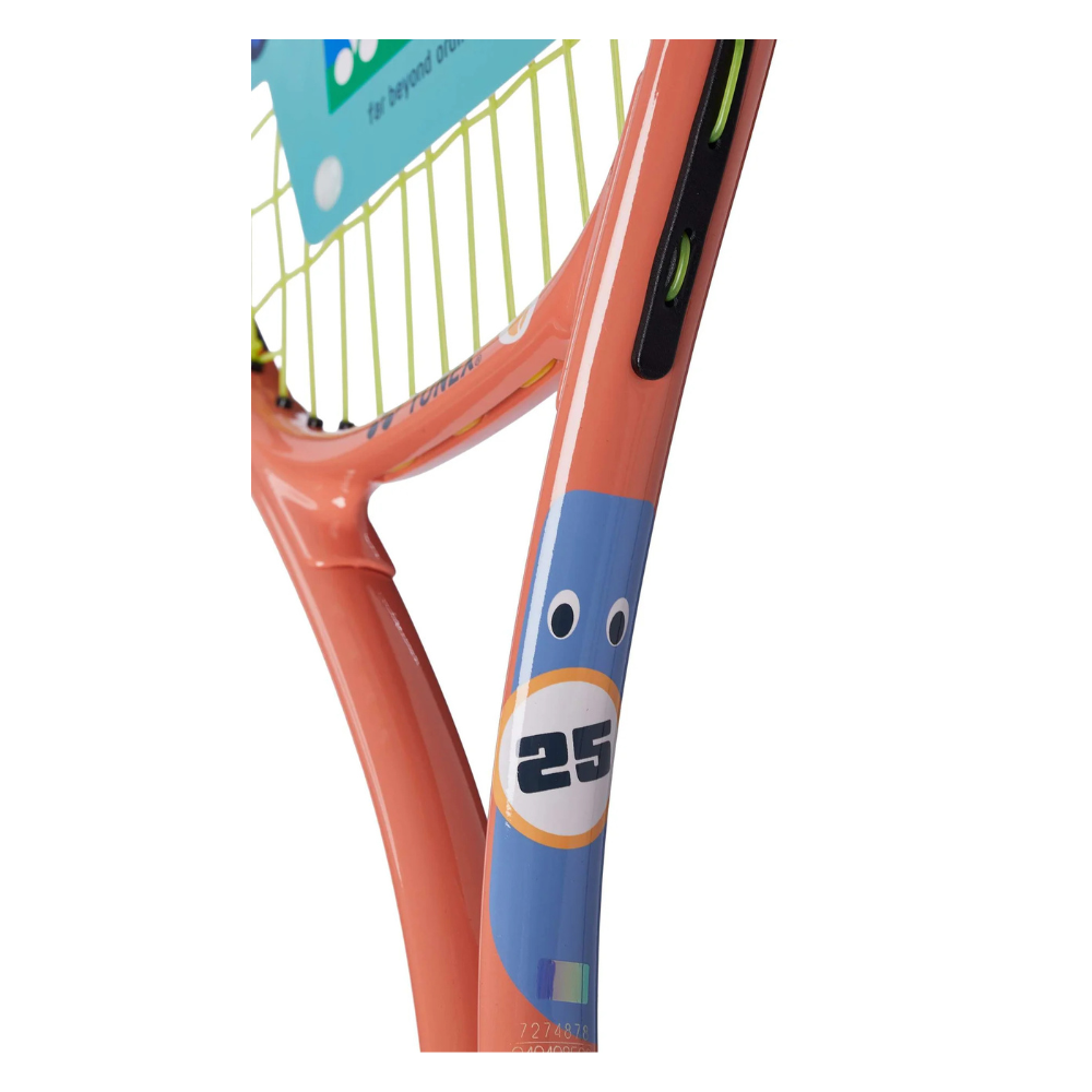 Yonex 25 Junior Tennis Racket - Coral Orange