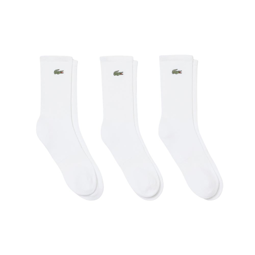 Lacoste 3 Pair Socks - White