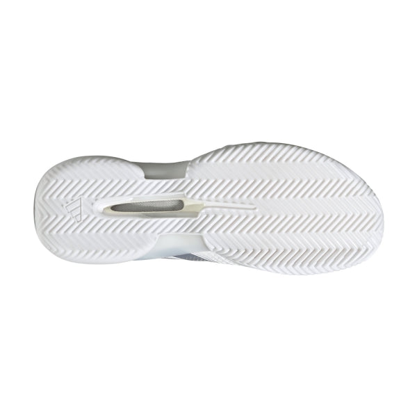 Sapatilhas de Ténis Masculina Adidas Barricade 14 M Clay Court - Branco / Prata