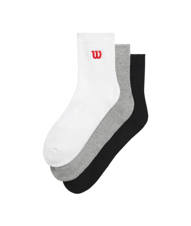 Wilson Quarter Socks 3 Pack - Multicolor
