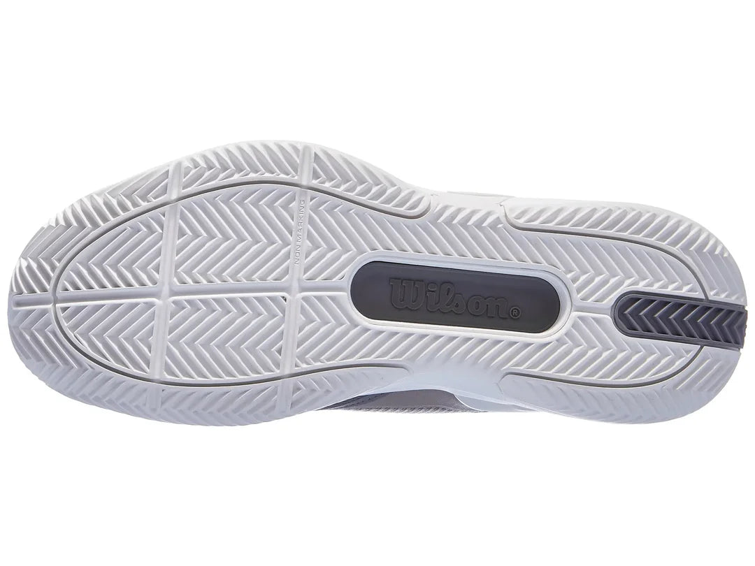 Sapatilhas de Ténis Masculina Wilson Rush Pro 5 Clay Court - Titanium/White/Preto