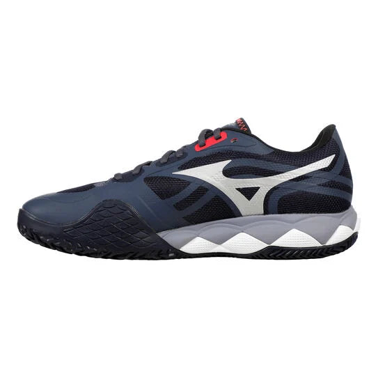 Sapatilhas de Ténis Masculina Mizuno Wave Enforce Tour 2 Clay Court - Preto/Cinza