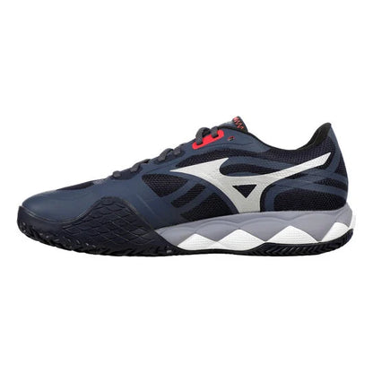 Sapatilhas de Ténis Masculina Mizuno Wave Enforce Tour 2 Clay Court - Preto/Cinza