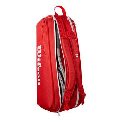 Saco de Ténis Wilson Super Tour Red 9PK