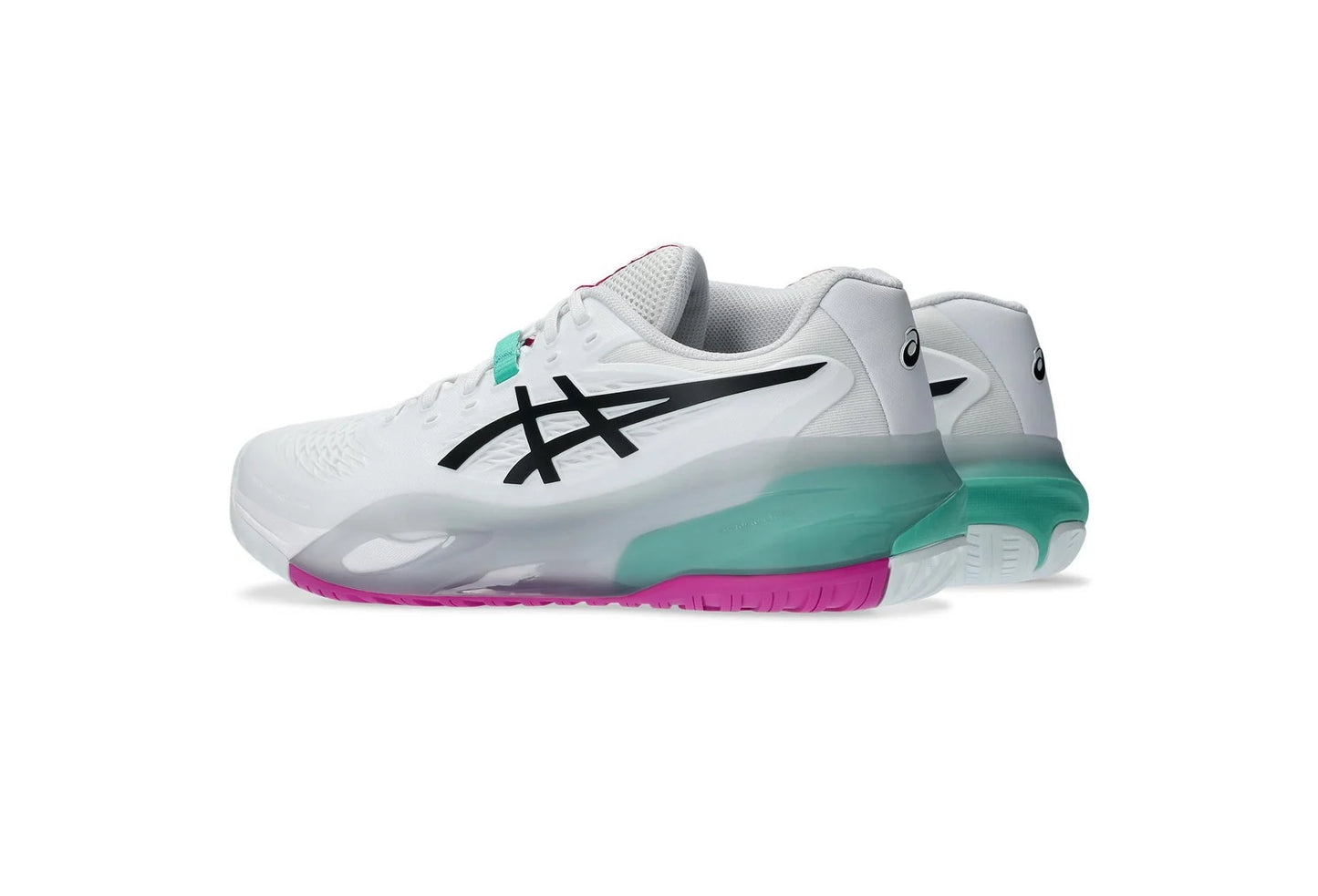 Asics Gel-Resolution X All Court Men Tennis Shoes - White/Aurora Green