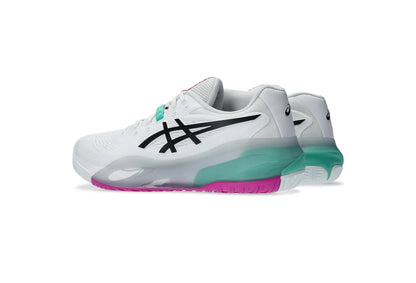 Asics Gel-Resolution X All Court Men Tennis Shoes - White/Aurora Green