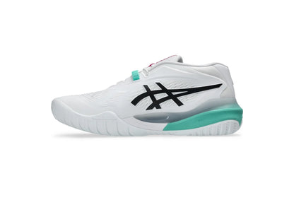 Asics Gel-Resolution X All Court Men Tennis Shoes - White/Aurora Green