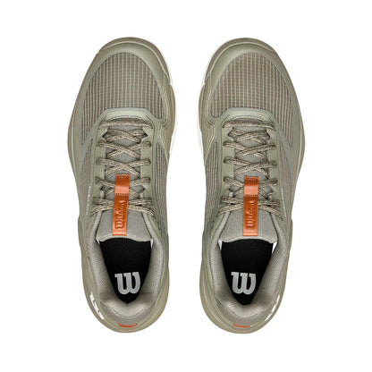 Wilson Rush Pro 5 DST All Court Men Tennis Shoes - Vetiver/Tofu/Caramel Cafe