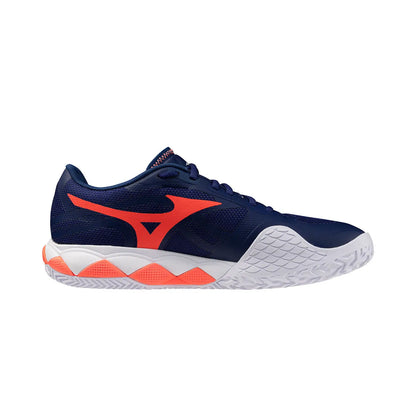 Sapatilhas de Ténis Masculina Mizuno Wave Enforce Tour 2 Clay Court - White/Azul/Amarelo