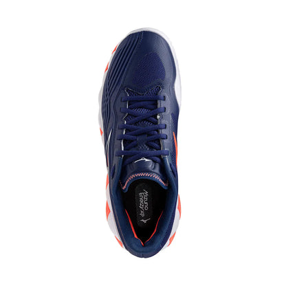 Sapatilhas de Ténis Masculina Mizuno Wave Enforce Tour 2 Clay Court - White/Azul/Amarelo