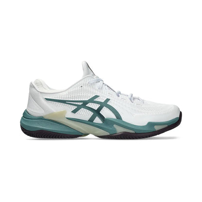 Sapatilha de Ténis Masculina Asics Court FF 3 Clay Court - Branco/Foggy Teal