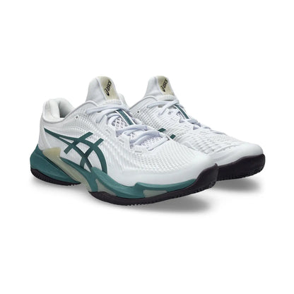 Sapatilha de Ténis Masculina Asics Court FF 3 Clay Court - Branco/Foggy Teal