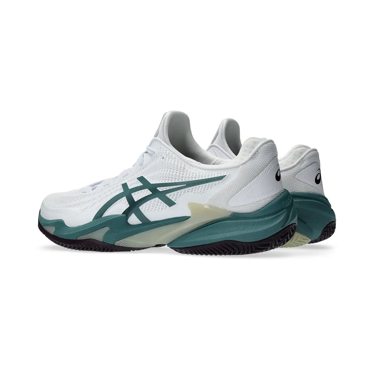 Sapatilha de Ténis Masculina Asics Court FF 3 Clay Court - Branco/Foggy Teal