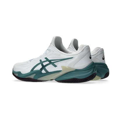 Sapatilha de Ténis Masculina Asics Court FF 3 Clay Court - Branco/Foggy Teal