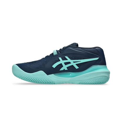 Sapatilhas de Ténis Masculina Asics Gel-Resolution X Clay Court - Azul  / Menta