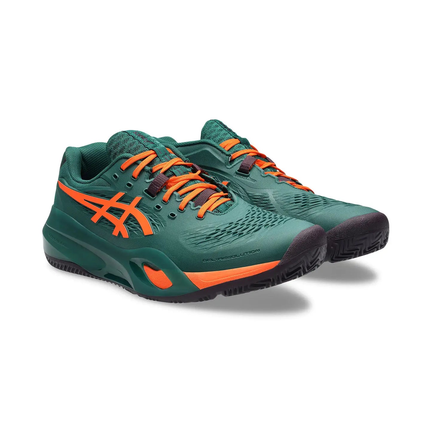 Sapatilha de Padel Asics Gel-Resolution X - Verde / Laranja Energy