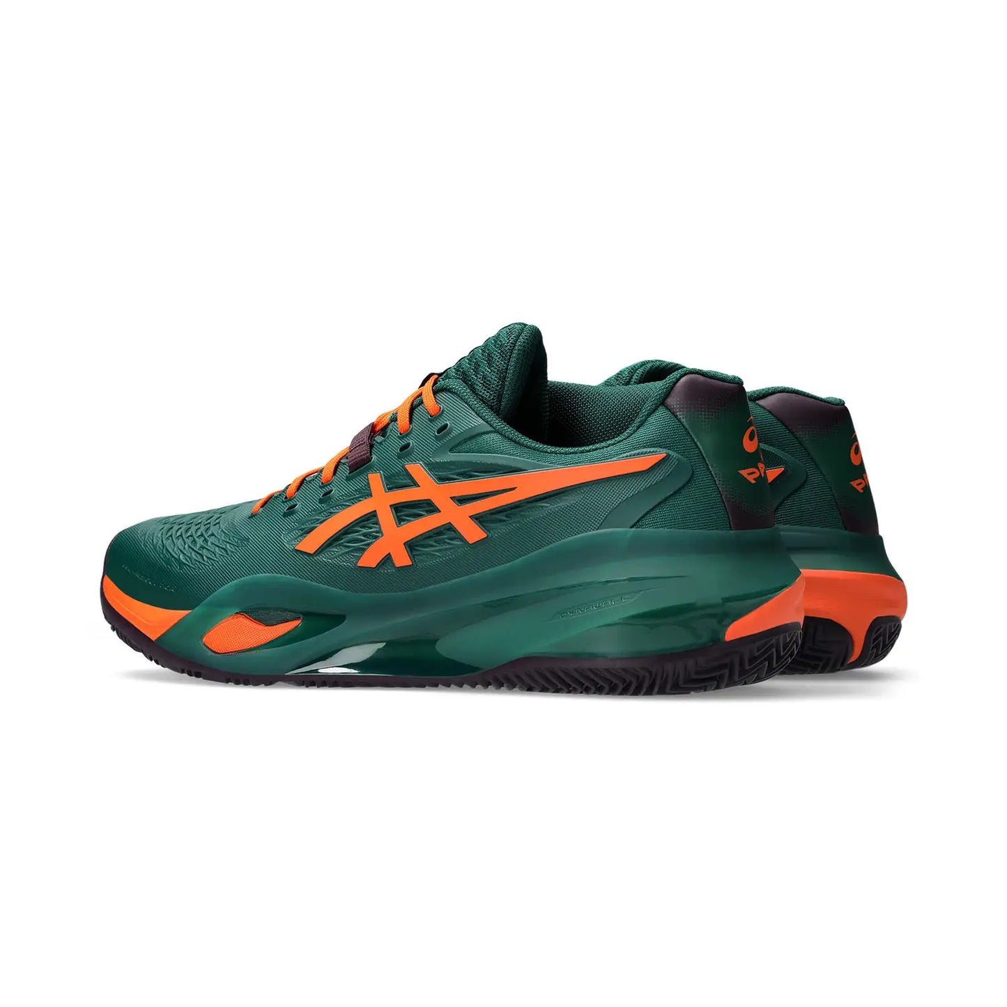 Sapatilha de Padel Asics Gel-Resolution X - Verde / Laranja Energy