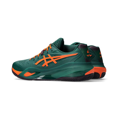 Sapatilha de Padel Asics Gel-Resolution X - Verde / Laranja Energy