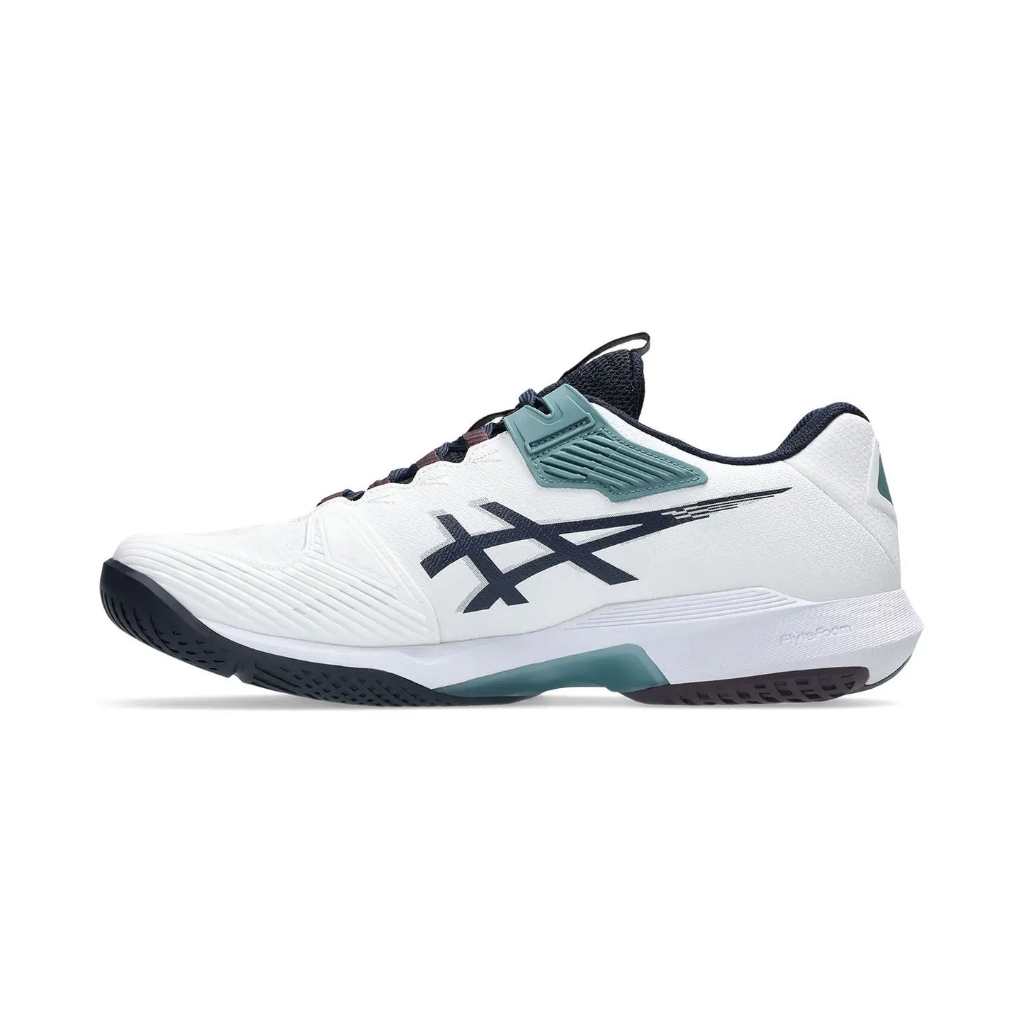 Asics Solution Speed FF 4 All Court Men Tennis Shoes - White / Midnight