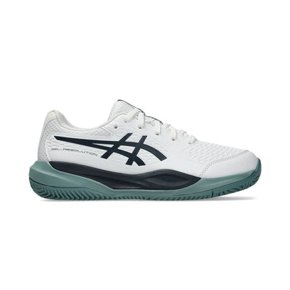 Sapatilha de Ténis Júnior Asics Gel-Resolution X GS Clay Court - Branco/Midnight