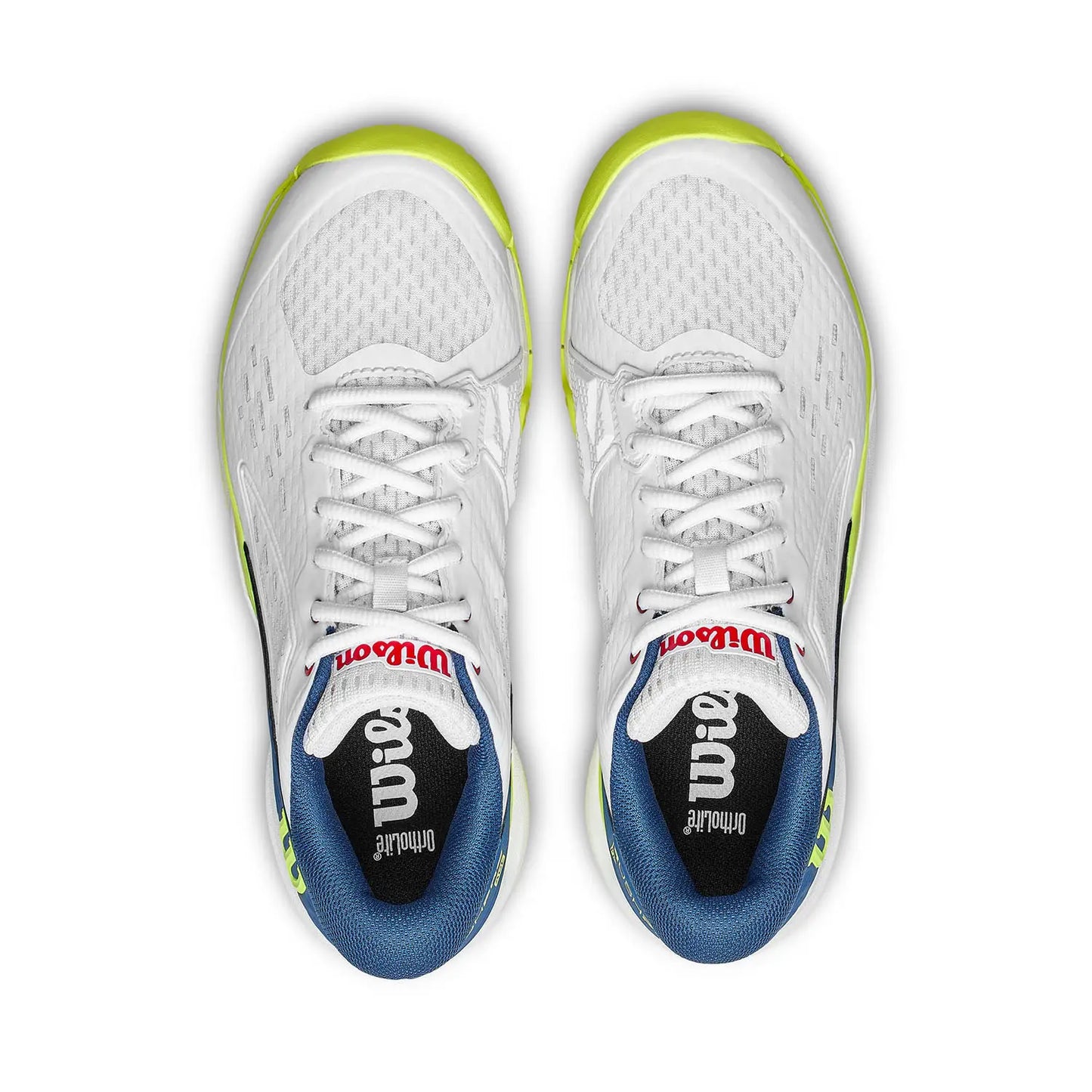Wilson Rush Pro Ace Junior Tennis Shoes - Snow White / Blue