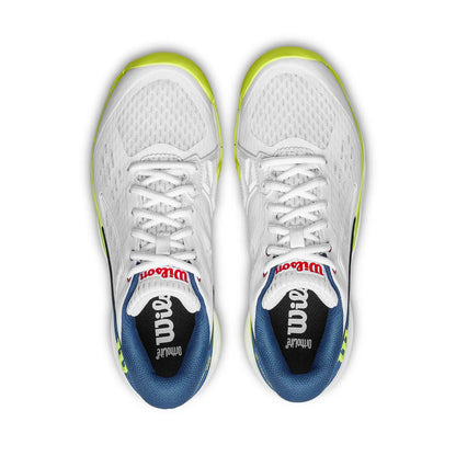 Wilson Rush Pro Ace Junior Tennis Shoes - Snow White / Blue