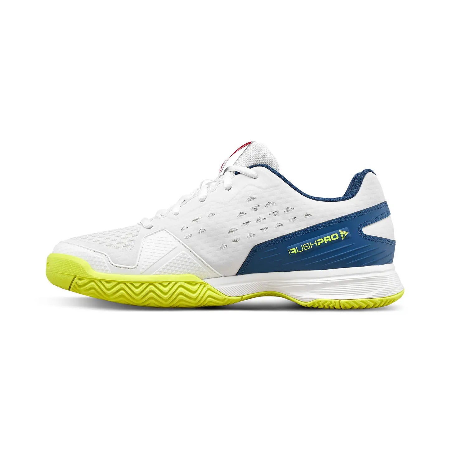 Wilson Rush Pro L Junior Tennis Shoes - Snow White / Blue