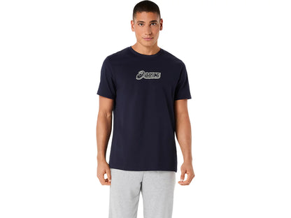Asics Logo Graphic Men T-Shirt - Midnight