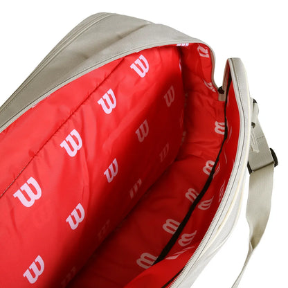 Wilson Team 6PK Tennis Racket Bag - Oats