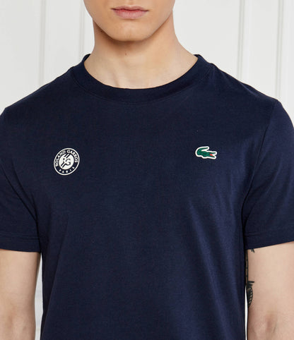 Lacoste Roland Garros Ultra- Dry T-Shirt Men - Navy