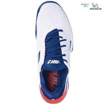 Ténis Babolat Propulse Fury 3 All Court - Branco/Azul