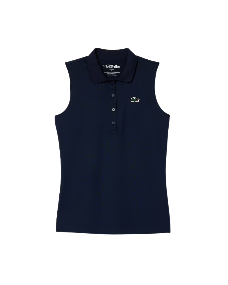 Polo Lacoste Piqué Proteção UV Mulher