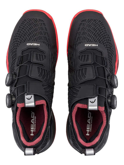Head Endure Pro BOA Clay Court Men Tennis Shoes - Black/Red