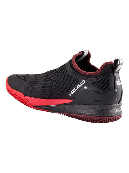 Head Endure Pro BOA Clay Court Men Tennis Shoes - Black/Red