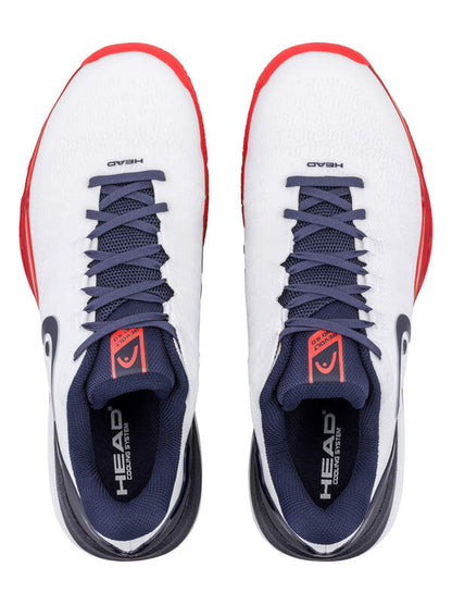 Head Revolt Pro 5.0 All Court Men Tennis Shoes - White/Navy