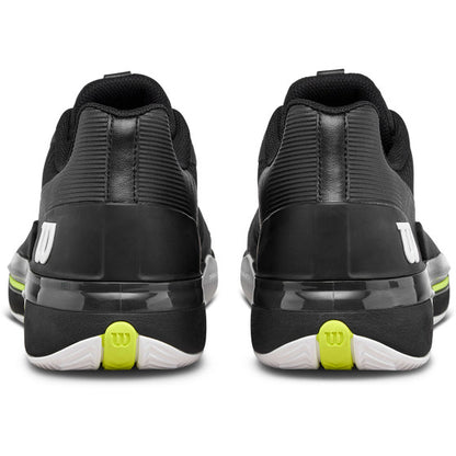 Wilson Rush Tour 5 Clay Court Men Tennis Shoes - Black/White/Safety Yellow