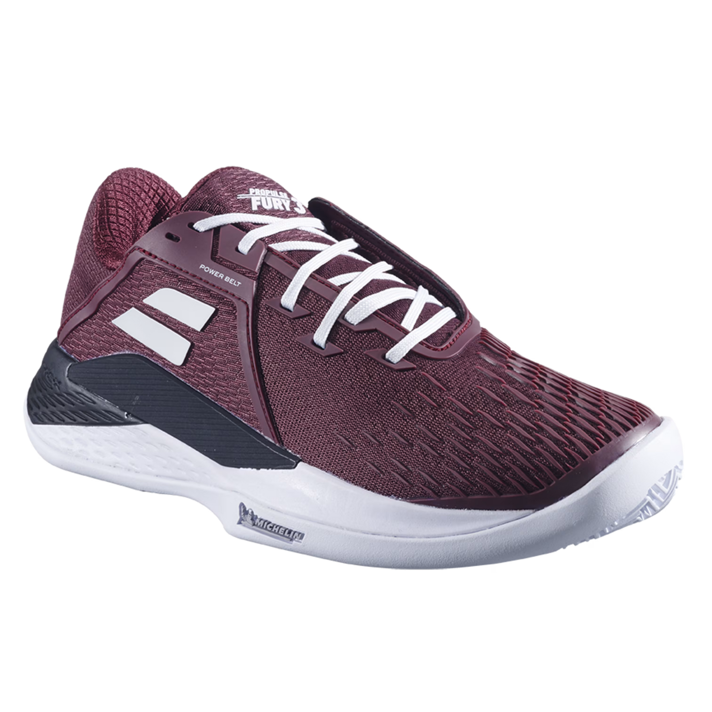 Babolat Propulse Fury 3 Clay Court Tennis Shoes - Burgundy