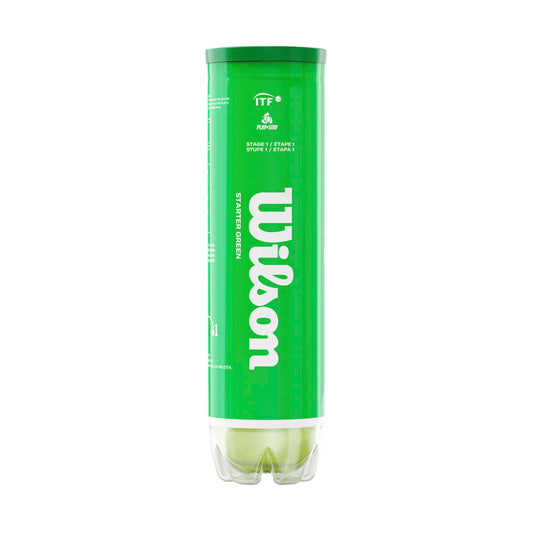 Tubo de Bolas de Ténis Wilson Starter Play Verde