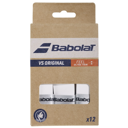 Babolat VS Original 2.0 Overgrip - Pack de 12 unidades - Branco