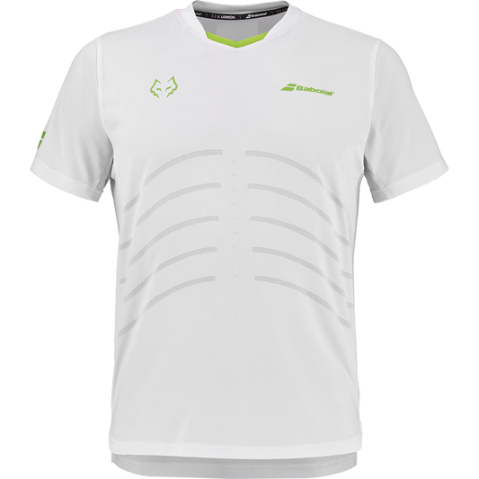 Babolat Crew Neck Lebron Replic Men T-Shirt - White