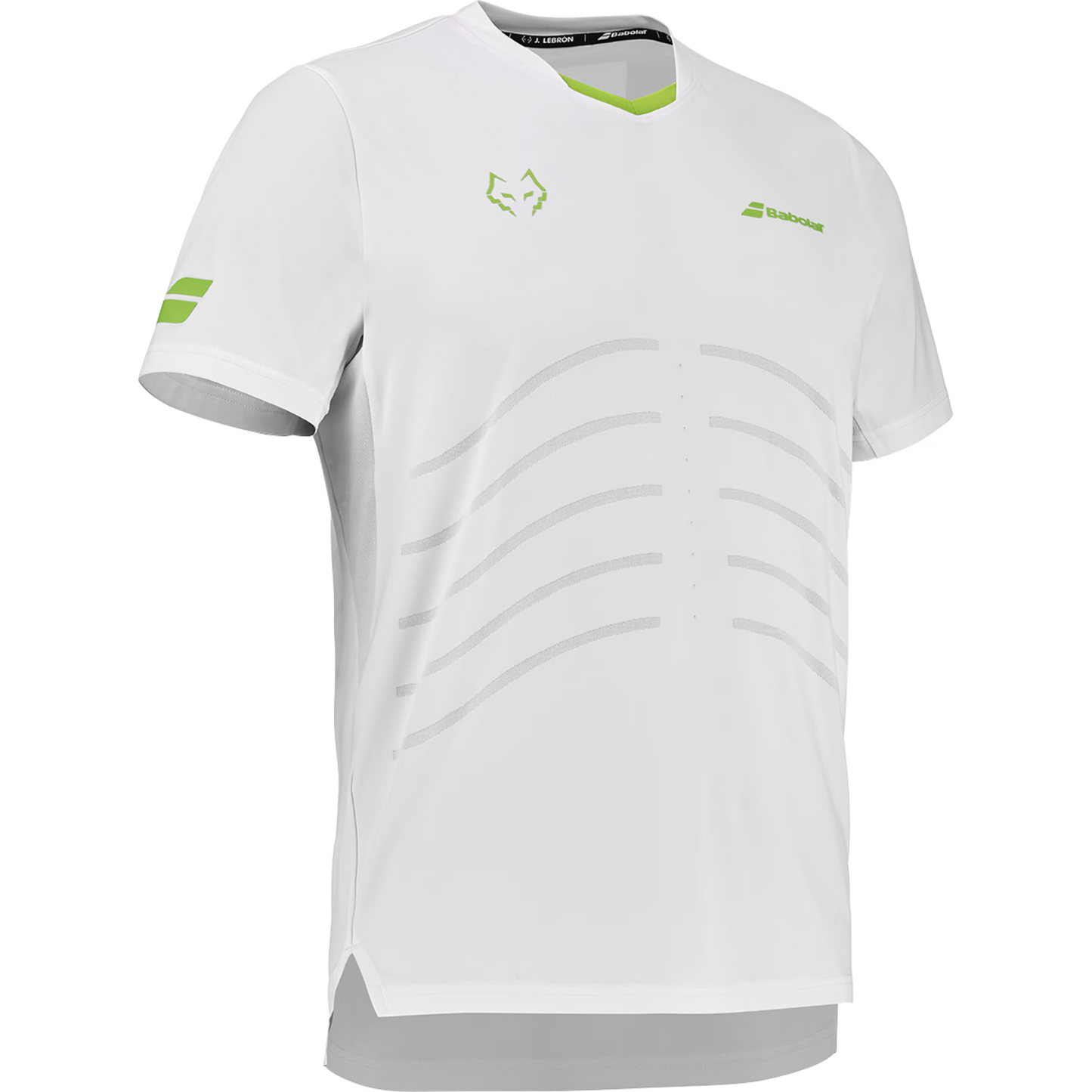 Babolat Crew Neck Lebron Replic Men T-Shirt - White