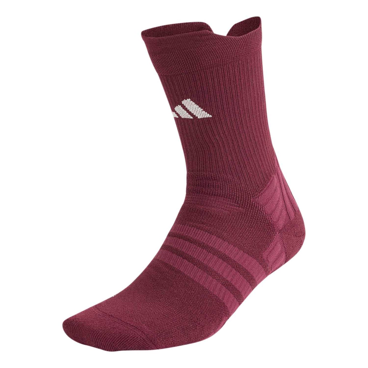 Adidas Crew Tennis Socks - Maroon