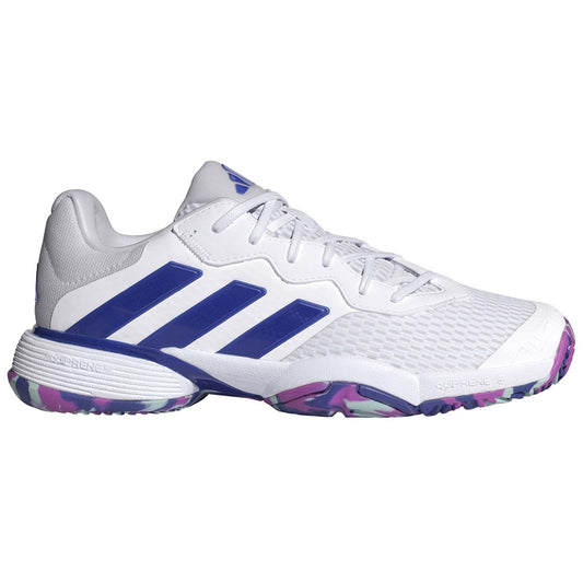 Adidas Barricade All Court Junior's Tennis Shoes - White