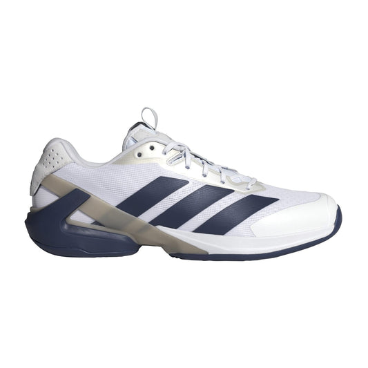 Adidas Ubersonic 5 All Court Men Tennis Shoes - White/Dark Blue